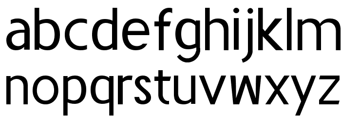 Godus Regular Font LOWERCASE