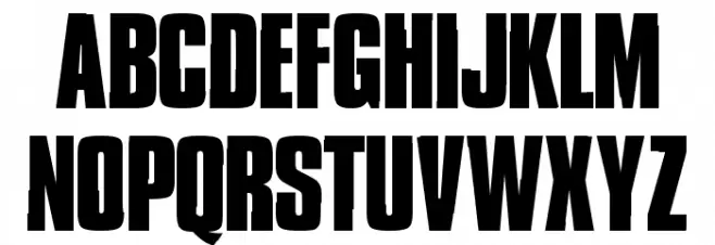 Godzilla MovieFont Polices MAJUSCULES