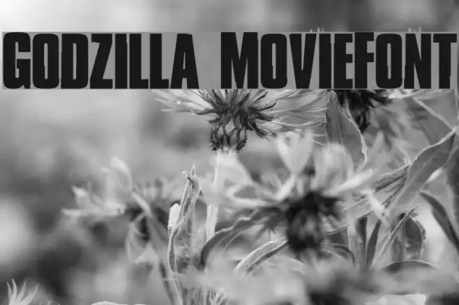 Godzilla MovieFont Font examples