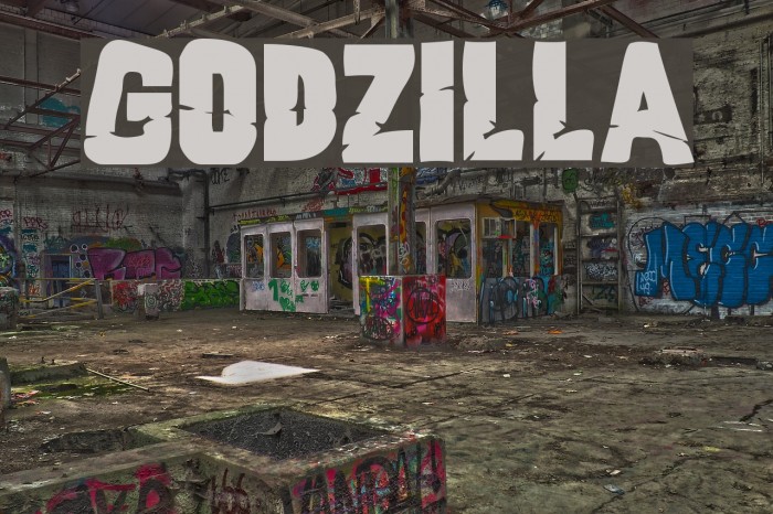 Godzilla Fonte examples