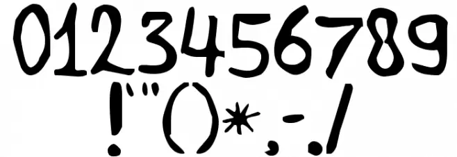 Goedemorgen, Luc[as] Font OTHER CHARS