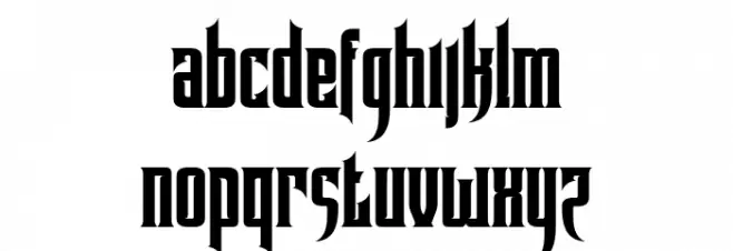 GoekalaPersonalUse-Regular Шрифта строчной