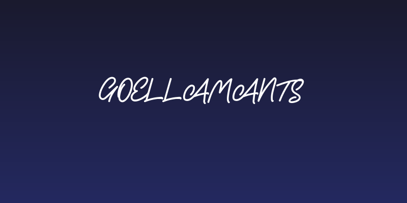 Goellamants Social Header