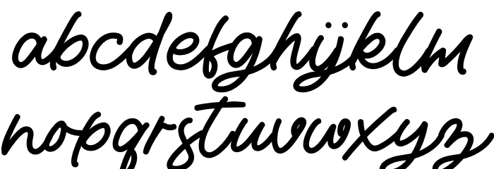 Goellamants Font LOWERCASE