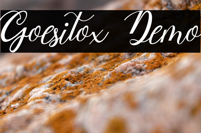 Goesitox Demo Example 1