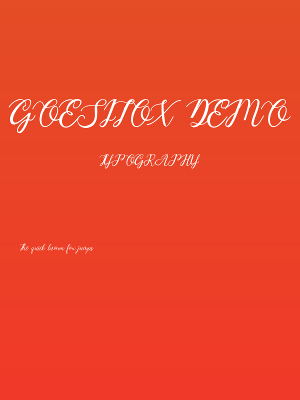 Goesitox Demo Poster