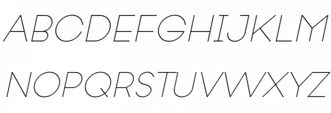 Goeslim Italic Font UPPERCASE