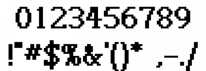 Goethe Bold Font OTHER CHARS