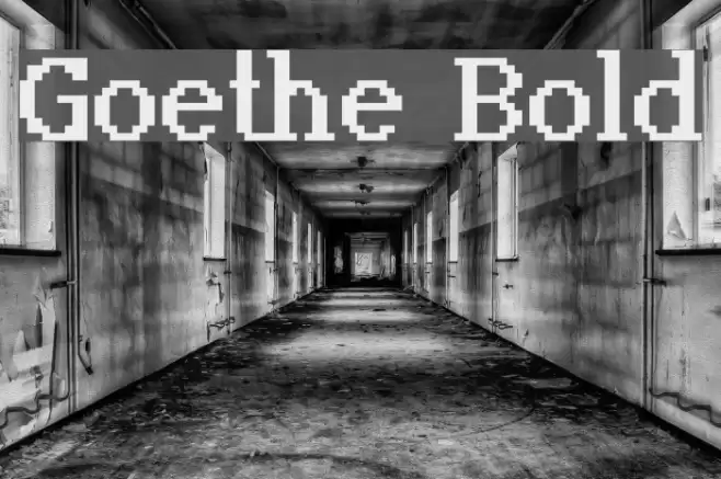 Goethe Bold Font examples