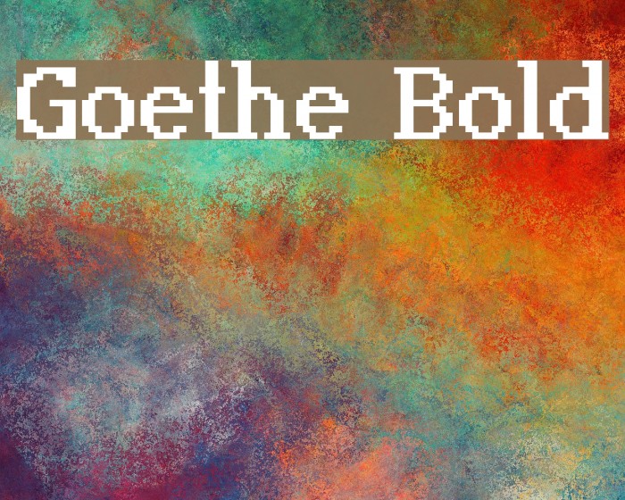 Goethe Bold Example 3