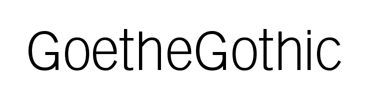 GoetheGothic Font