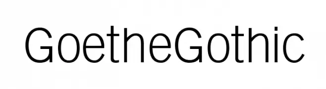 GoetheGothic  Descarca Fonturi Gratis