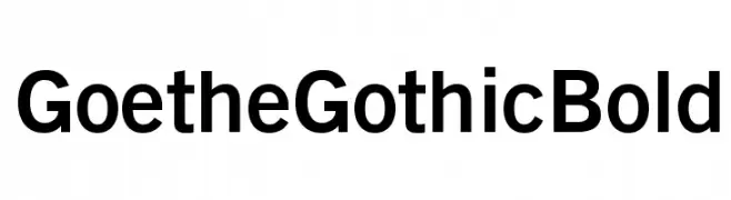 GoetheGothicBold  Descarca Fonturi Gratis