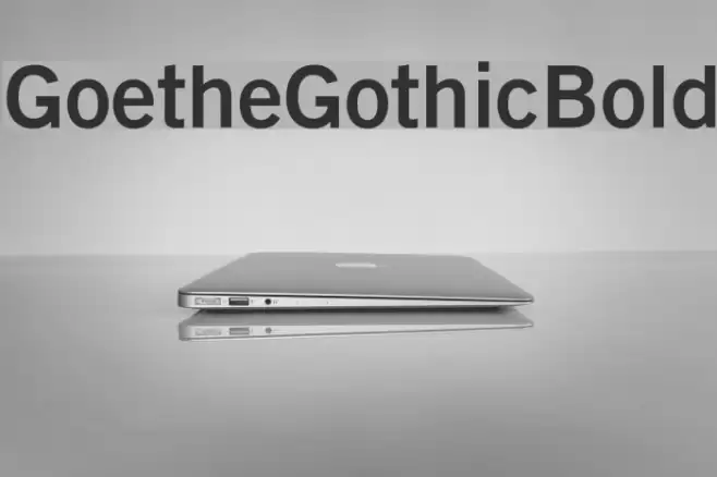 GoetheGothicBold Font examples