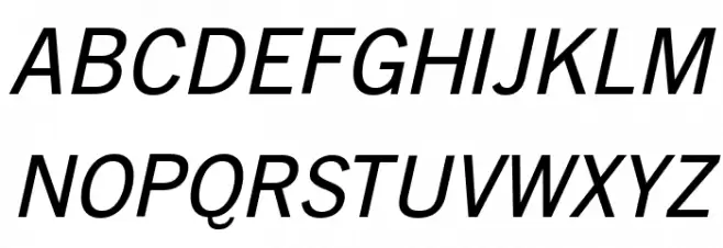 GoetheGothicOblique Fonte MAIÚSCULAS