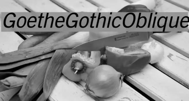GoetheGothicOblique Fuentes examples