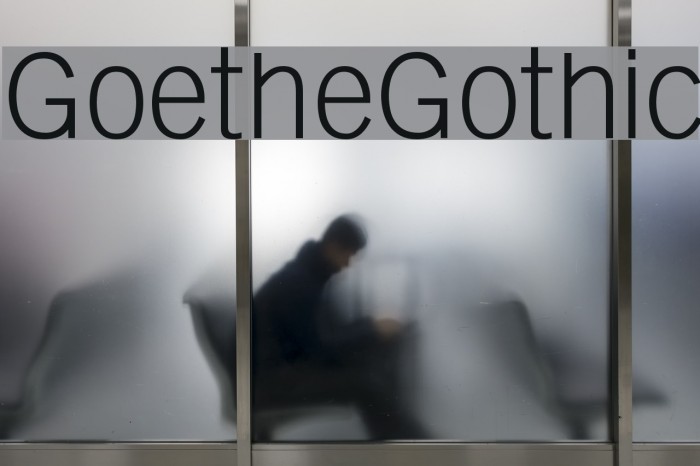 GoetheGothic Font examples