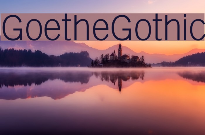 GoetheGothic Font examples