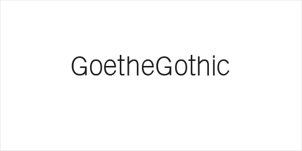 GoetheGothic Logo