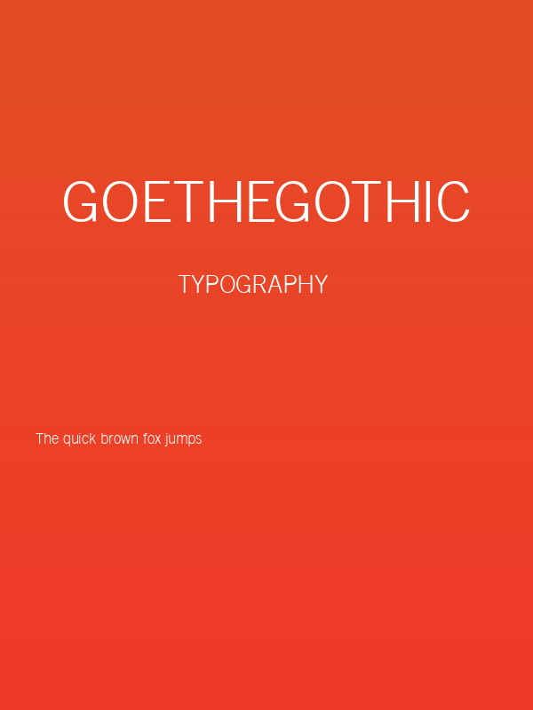 GoetheGothic Poster