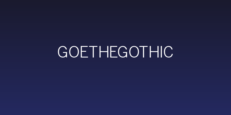 GoetheGothic Social Header