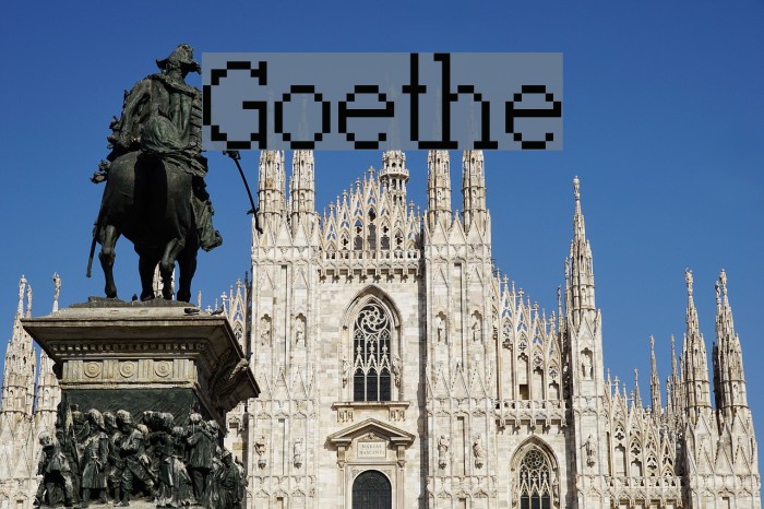 Goethe Font examples