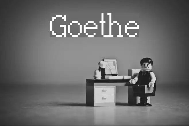 Goethe Schriftart examples