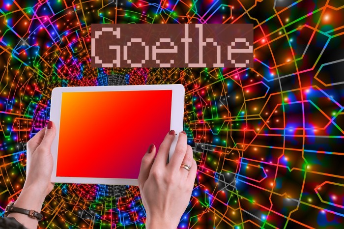 Goethe Font examples