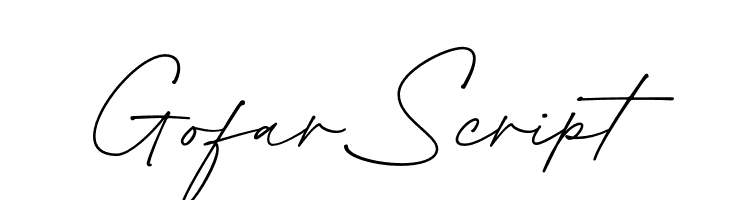 Gofar Script  नि: शुल्क फ़ॉन्ट्स डाउनलोड