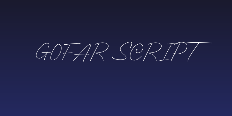 Gofar Script Social Header