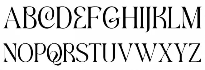 Gofar Serif - Personal Use Regular Schriftart Groß