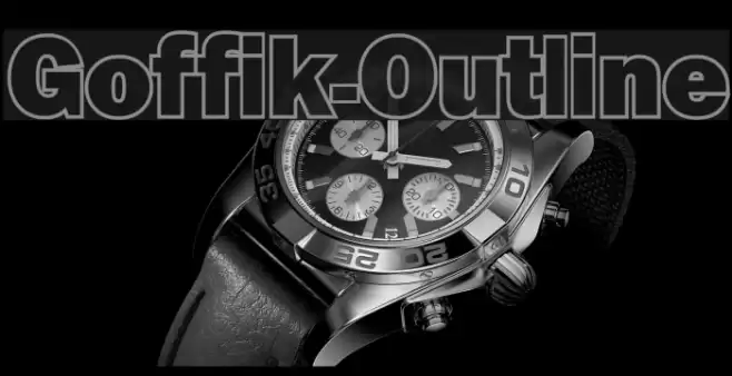 Goffik-Outline Font examples