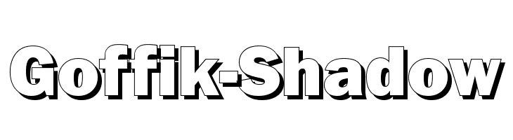 Goffik-Shadow Font