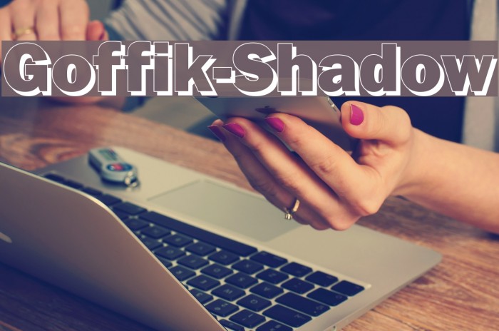 Goffik-Shadow Font examples