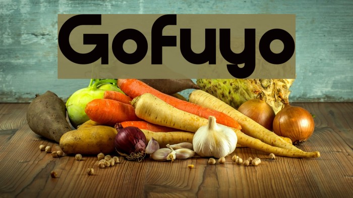 Gofuyo لخطوط تنزيل examples