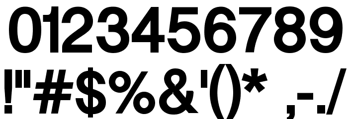Gogating Book ExtraBold Font OTHER CHARS