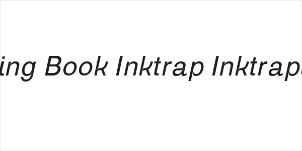 Gogating Book Inktrap Inktraps Italic Logo