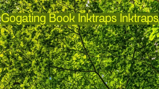 Gogating Book Inktraps Inktraps Example 3