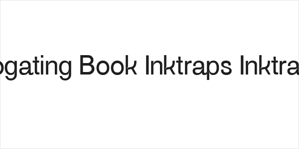Gogating Book Inktraps Inktraps Logo