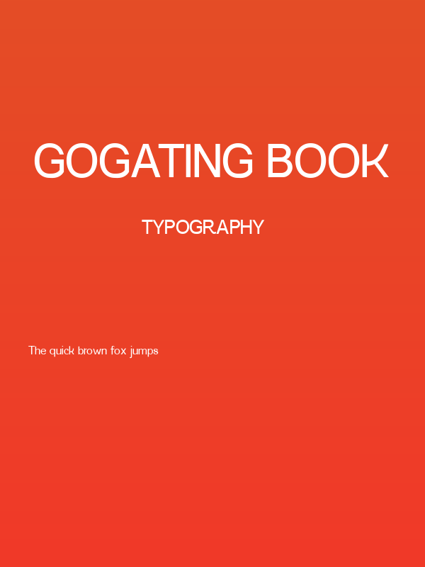 Gogating Book Poster