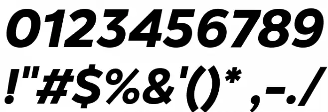 Gogh Extra Bold Italic Font OTHER CHARS