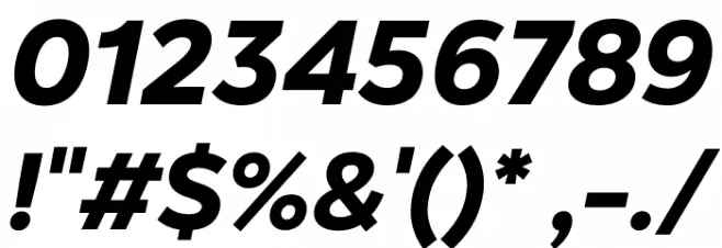 Gogh Extra Bold Italic Font OTHER CHARS