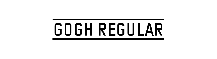 Gogh Regular  font caratteri gratis