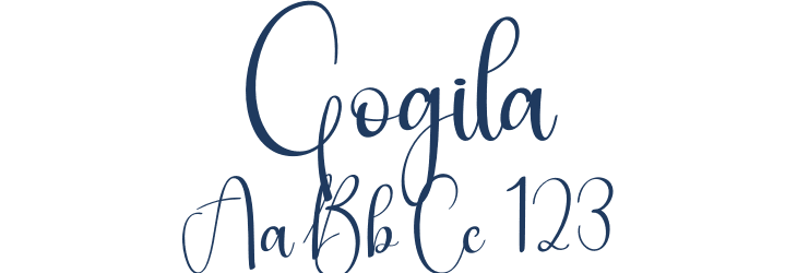Gogila Font Preview