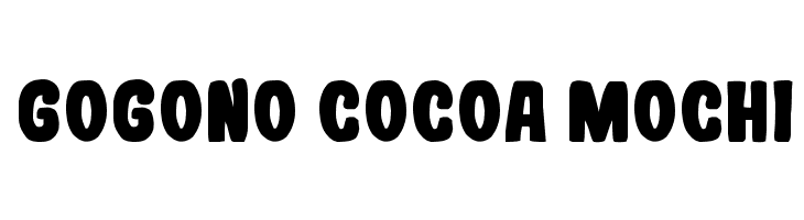 Gogono Cocoa Mochi Fonte