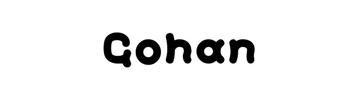 Gohan Font