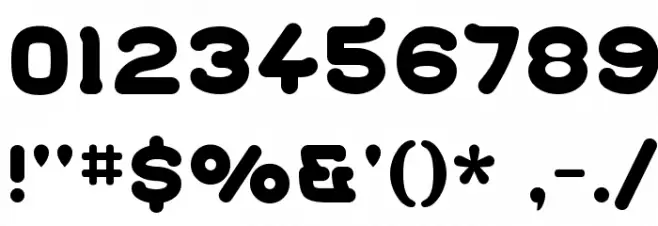 Gohan Font OTHER CHARS