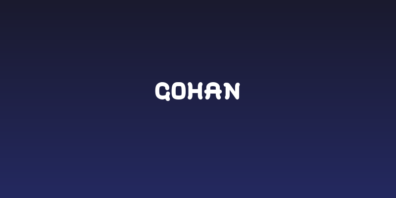 Gohan Social Header