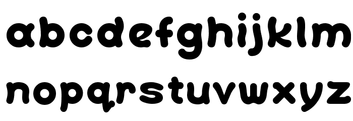 Gohan Font LOWERCASE