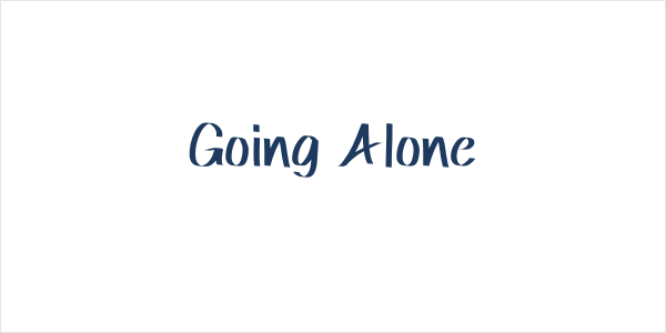 Going Alone Logo